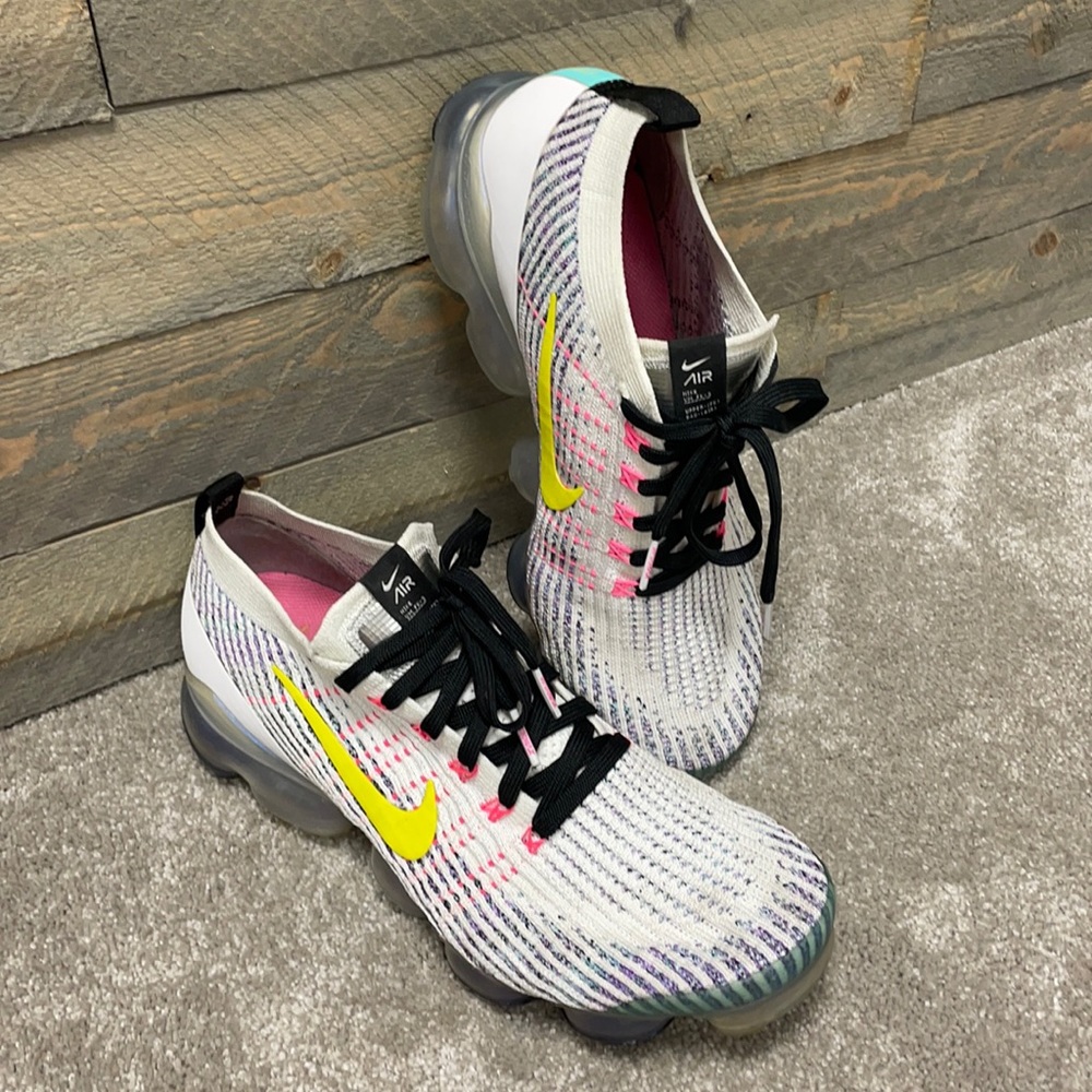 Nike Air VaporMax Flyknit 3 'White Dynamic Yellow'